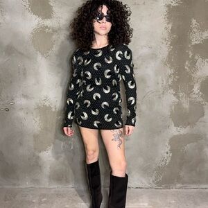 Black 80’s Mini Dress